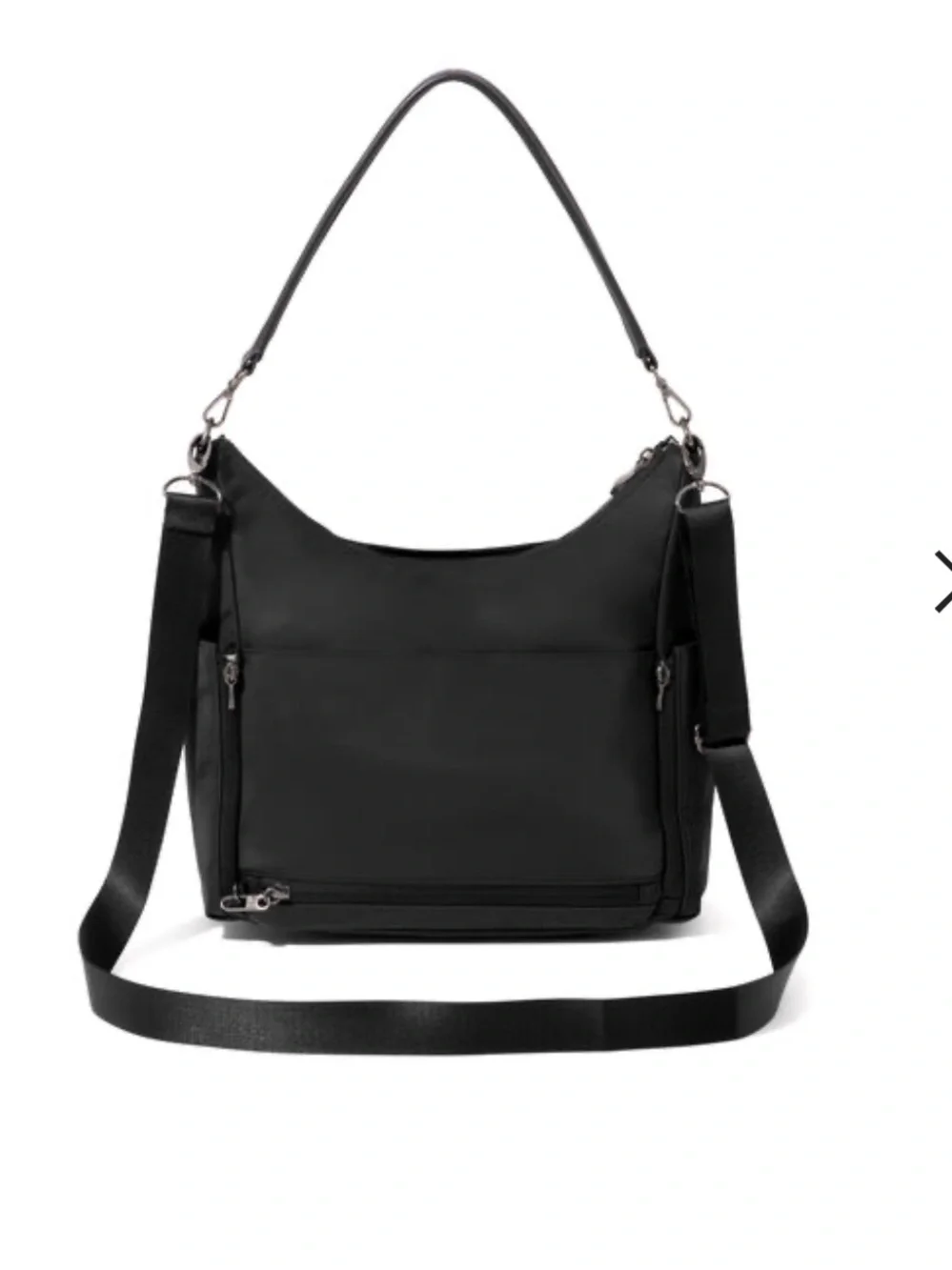 Baggalini Nolita Convertible Hobo Black OS NWT IN PACKAGE